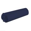 Drap housse 160x200 cm 100% coton Bleu marine