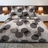 Parure de couette 220x240 cm 100% coton Bubble Dark