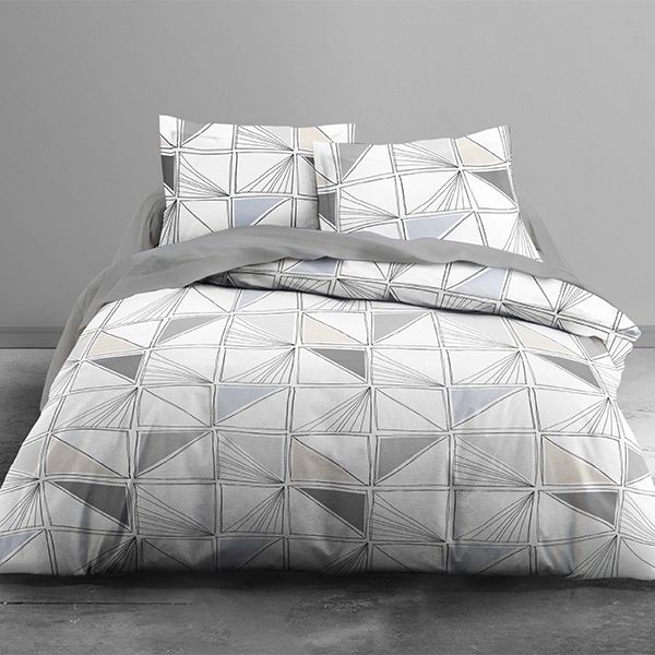 Parure de lit Today 100% coton 3 pièces 220x240 Selonia