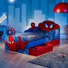 Lit enfant Spiderman lumineux avec rangements