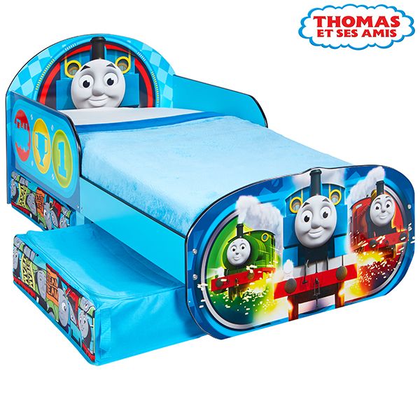 Lit enfant Thomas et ses amis avec rangements