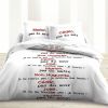 Parure de couette 100% coton Today 220x240 3pcs Scene De Menage Script