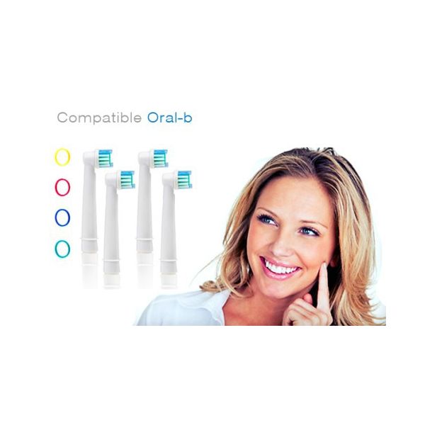 lot de 8 têtes de brosse à dents électrique, compatibles Oral-B