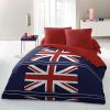 Couette 220x240 cm 400 gr/m² London Flag Bleu