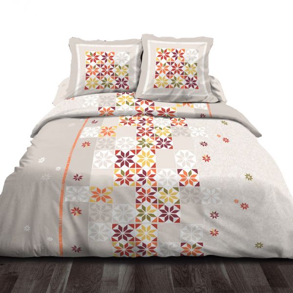 Parure housse de couette coton Penelope