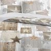 Parure housse de couette coton Etoiles