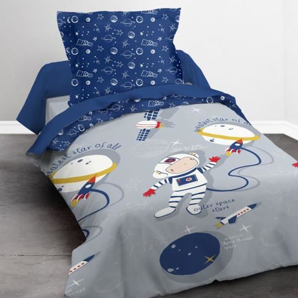 Parure de lit coton 140x200 cm Today Spaceman