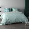 Parure housse de couette réversible 100% coton 57 fils Erable