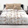 Parure de couette 100% Coton 57 fils 240x260 cm Mars Terra