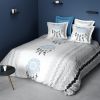 Parure de couette 100% Coton 57 fils 220x240 cm Attrape Reve Bleu