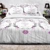 Parure de couette 100% Coton 57 fils 240x260 cm Campagne Violet