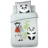 Parure de couette 100% Coton 57 fils 140x200 cm Panda