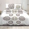 Parure de couette 100% Coton 57 fils 220x240 cm Arpeggio