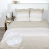 Parure de couette 100% Coton 57 fils 220x240 cm Calilia