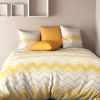 Parure de drap 100% Coton 57 fils West Wide Jaune 240x300