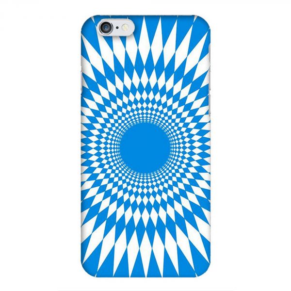 Coque à motif psychedelique bleu pour iPhone 7/6S/6