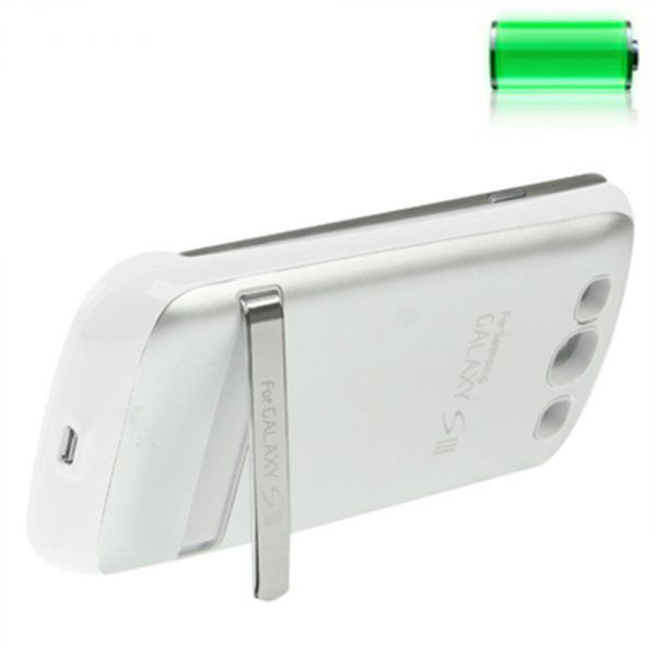 Coque batterie blanche pour Samsung S3 3200 mAh