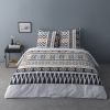 Parure de couette 220x240 100% Percale de Coton 75 fils Nathan