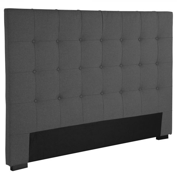 Tête de lit 140 Cosyra Tissu Bois 140x118x8