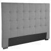 Tête de lit 140 Cosyra Tissu Bois 140x118x8