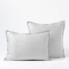 Taie d'oreiller Percale de Coton 80 fils Neige