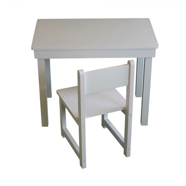 Ensemble table et une chaise en bois Made in France