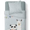 Parure de couette enfant coton 57 fils Best Friend TODAY 140x200 cm