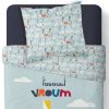 Parure de couette enfant coton 57 fils Vroum TODAY 140x200 cm