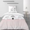 Parure de couette pour fille 140x200 cm 100% Coton 57 fils Valentine