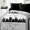 Parure de couette 220x240 cm 100% Polyester 72 gsm City By Night