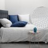 Parure de couette 100% Coton 52 fils Bleu