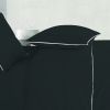 Parure de couette 220x240 cm 100% Coton 57 fils Black