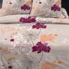 Parure de couette 240x260 cm 100% Coton 57 fils Life Nice Corail