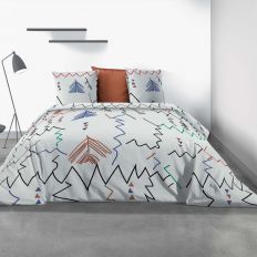 Parure Lit Bébé 3 Pièces Real Madrid Officiel - Drap Housse + Drap + Taie, Coton Doux Lion Brodé