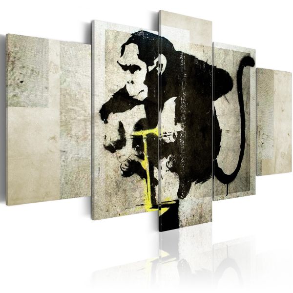 Tableau Monkey TNT Detonator Banksy