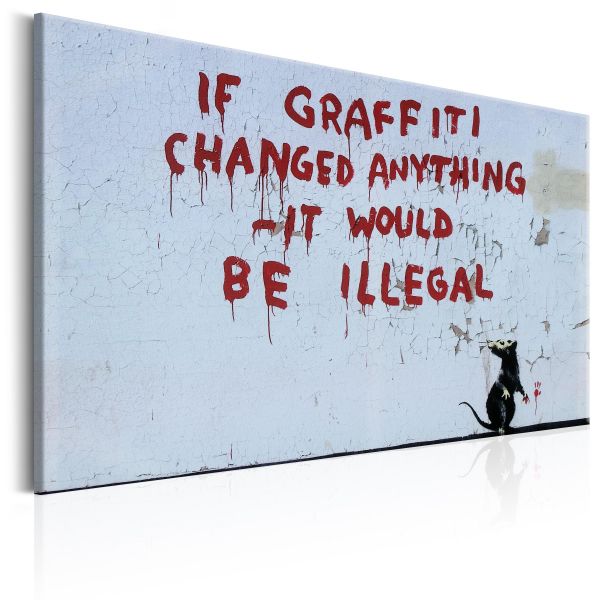 Tableau If Graffiti Changed Anything by Banksy