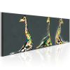 Tableau Colourful Giraffes