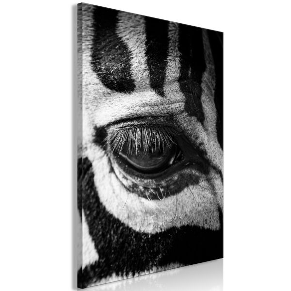 Tableau Zebra Eye 1 Pièce Vertical