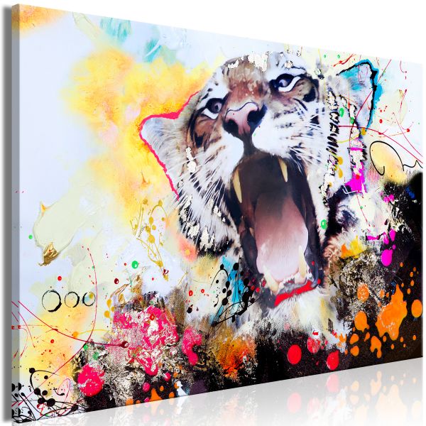 Tableau Tiger's Roar 1 Pièce Wide