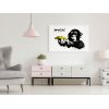 Tableau Banksy Monkey with Banana 1 Pièce Wide