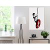 Tableau Banksy Boy on Rope 1 Pièce Vertical