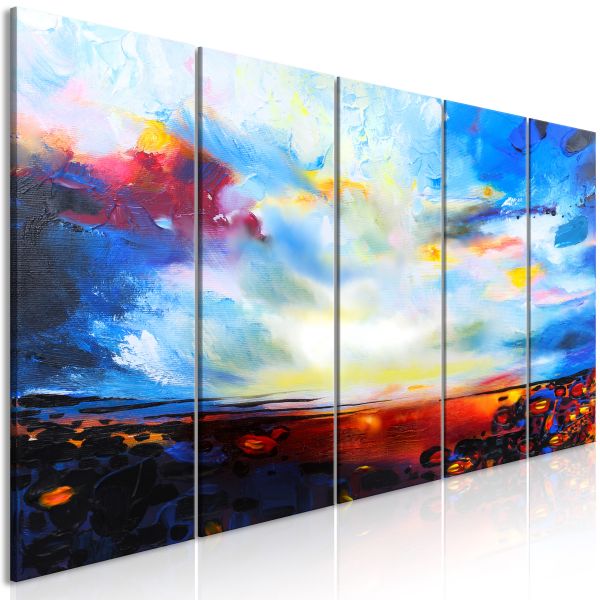 Tableau Colourful Sky (5 Parts) Narrow