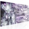 Tableau Lilies and Waves (1 Part) Narrow Pale Violet