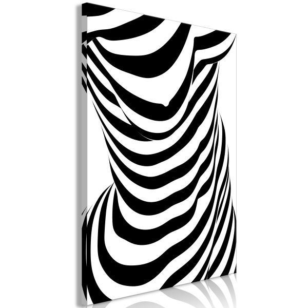 Tableau Zebra Woman (1 Part) Vertical