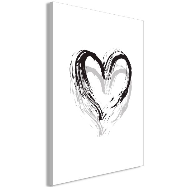 Tableau Brush Heart (1 Part) Vertical