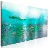 Tableau Turquoise Landscape (1 Part) Narrow