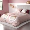 Housse de couette 140x200 + 1 taie d'oreiller 100% coton Blogueuse