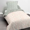 Housse de couette 140x200 + 1 taie d'oreiller 100% coton Happy 1.18