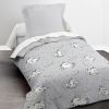 Housse de couette 140x200 + 1 taie d'oreiller 100% coton Happy 1.3