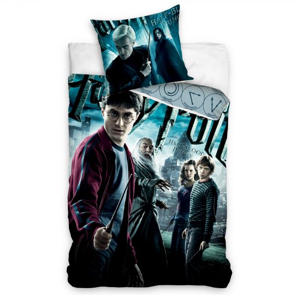 Parure de lit enfant Harry Potter – Housse de couette 100% coton 140x200 cm